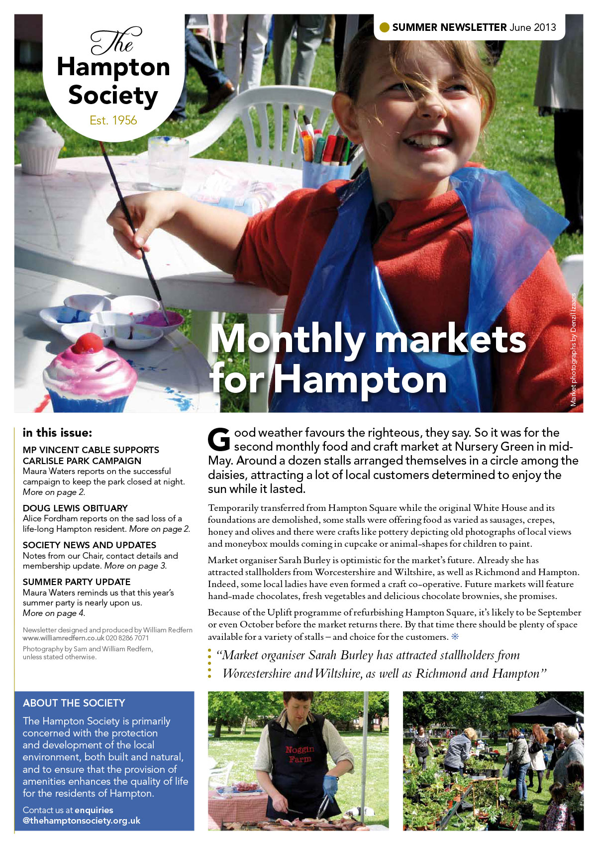 The Hampton Society Newsletter Summer 2013