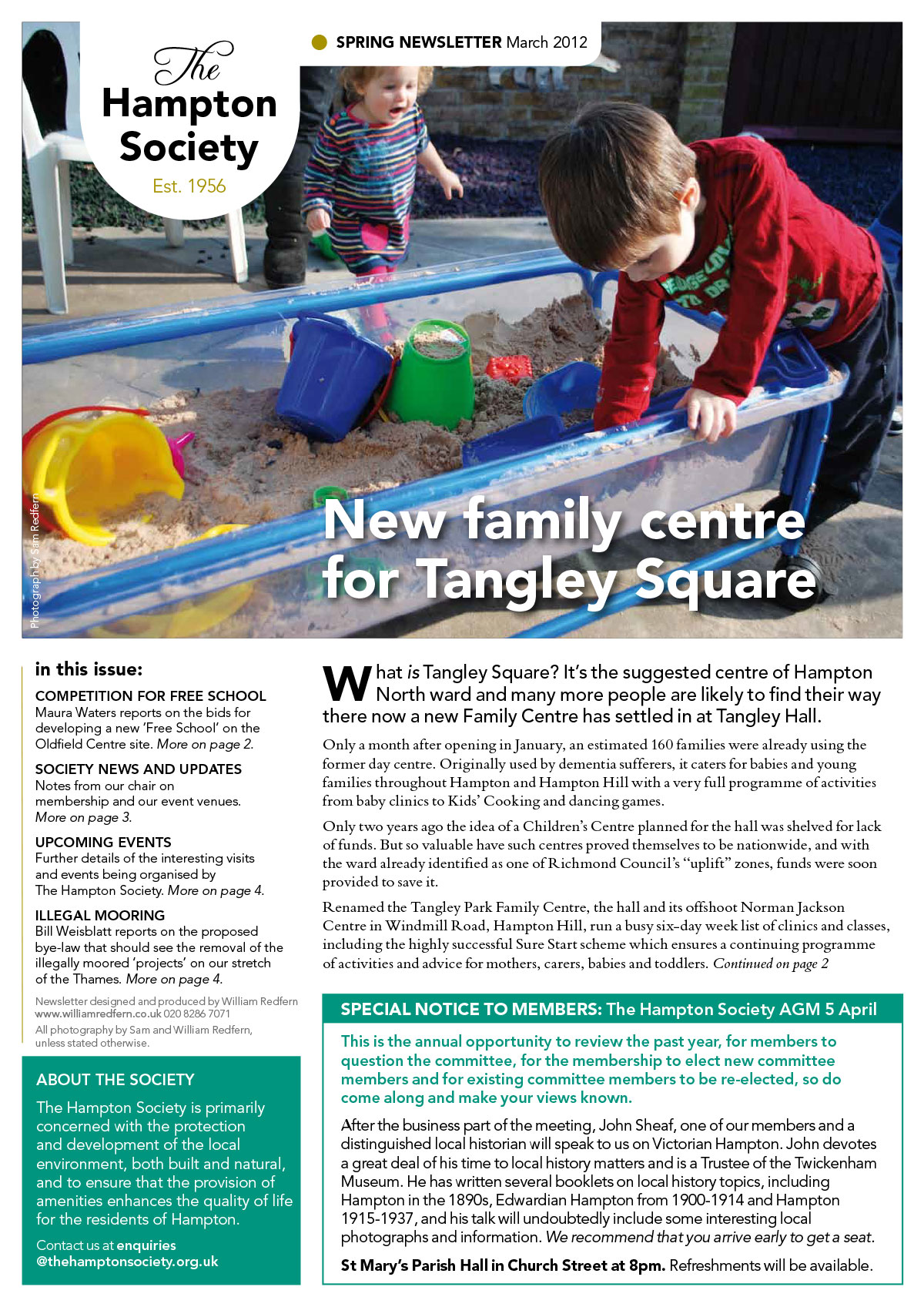 The Hampton Society Newsletter Spring 2012