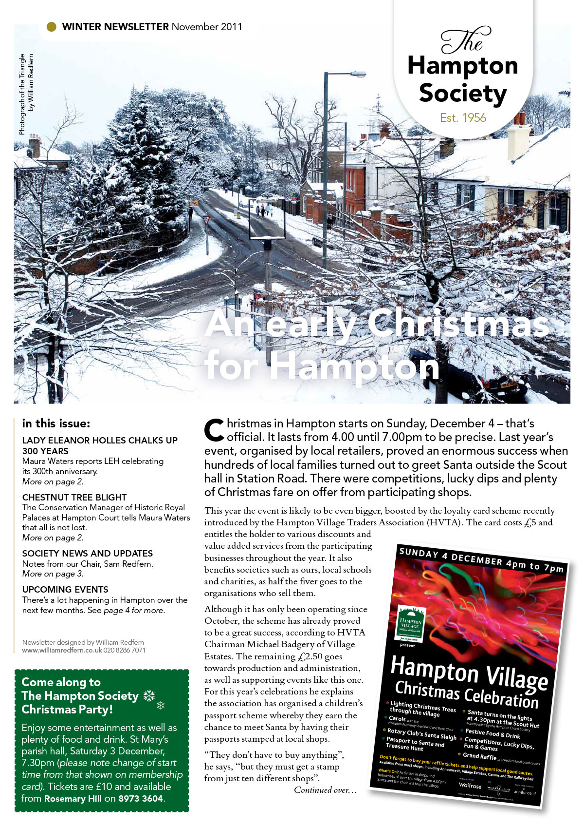 The Hampton Society Newsletter Winter 2011