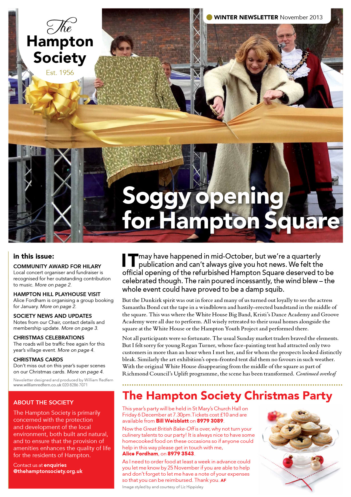 The Hampton Society Newsletter Spring 2013