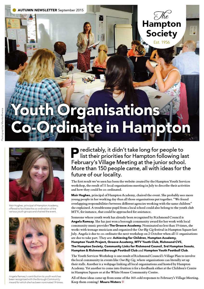 The Hampton Society Newsletter Autumn 2015